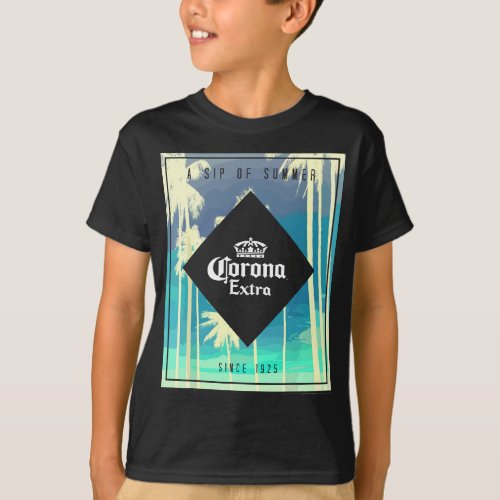 Officially Licensed Corona Extra Mulicolor T_Shirt
