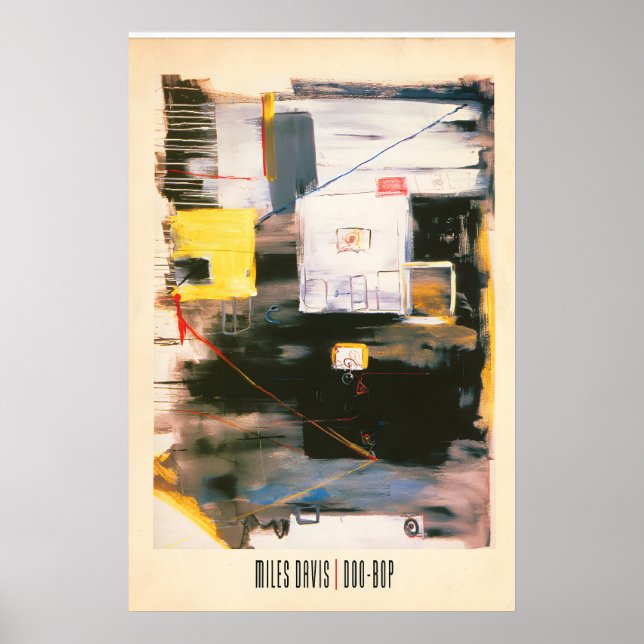 Officially Licensed Miles Davis DooBop Print (Front)