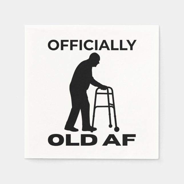 Officially Old AF Napkins (Front)