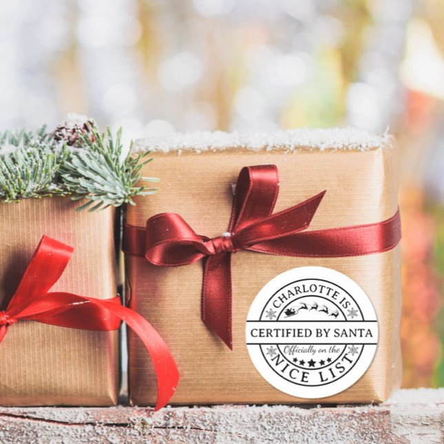 Officially on the Nice List Sticker Christmas Elf (Creator Uploaded)