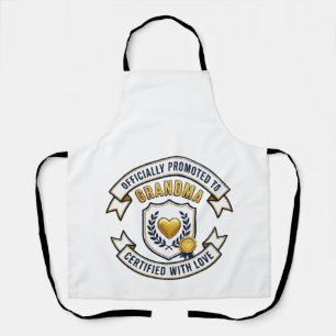 Officially Promoted to Grandma Apron