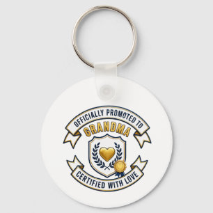 Officially Promoted to Grandma Keychain