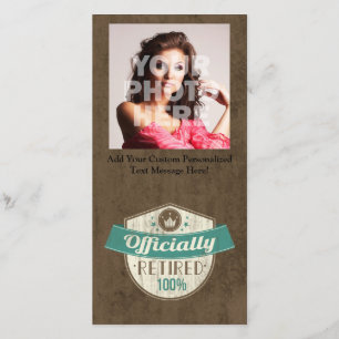 Officially Retired, 100 Percent Vintage Retirement Announcement