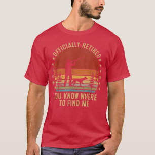 Officially Retired 2022  Vintage Deer Hunter Dad R T-Shirt