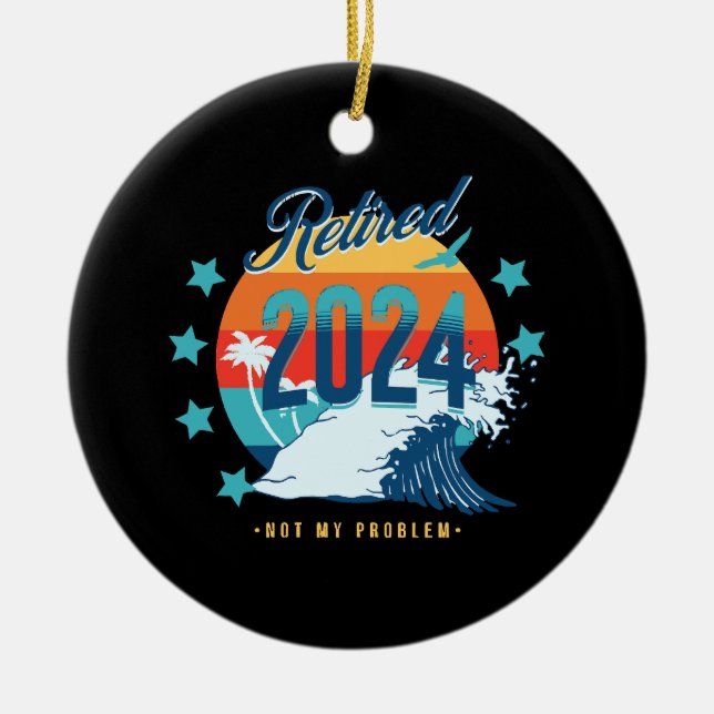 Officially Retired 2024 Ceramic Ornament (Front)