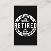 officially Retired 2024