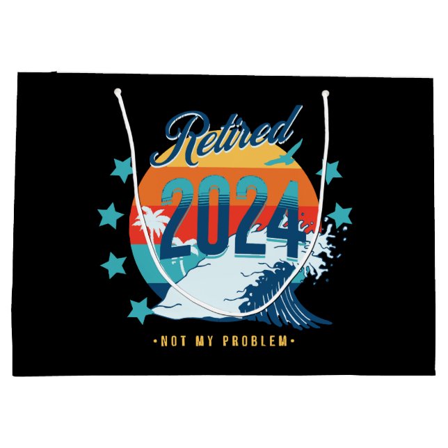 Officially Retired 2024 Large Gift Bag (Back)