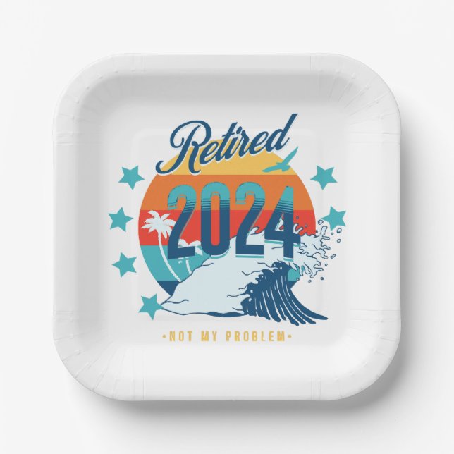 Officially Retired 2024 Paper Plates (Front)