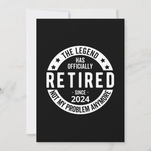 officially Retired 2024