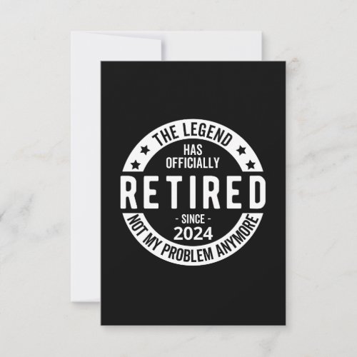 officially Retired 2024