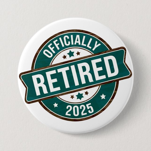 Officially retired 2025 button (Front)