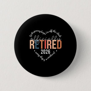 Officially Retired 2025 Heart Shirt For Women Reti Button