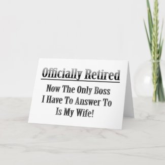 Officially Retired Card