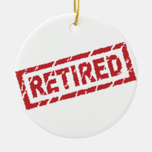 officially retired ceramic ornament