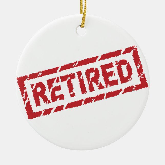 officially retired ceramic ornament (Front)