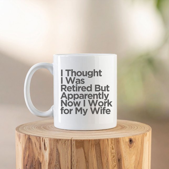 Officially Retired Funny Husband Wife  Coffee Mug (Creator Uploaded)