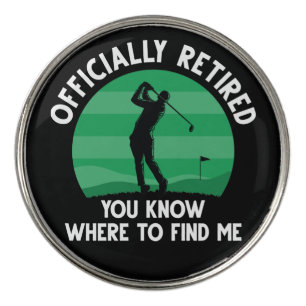 Officially Retired Golf Ball Marker