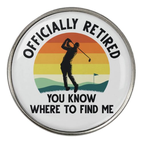 Officially Retired Golf