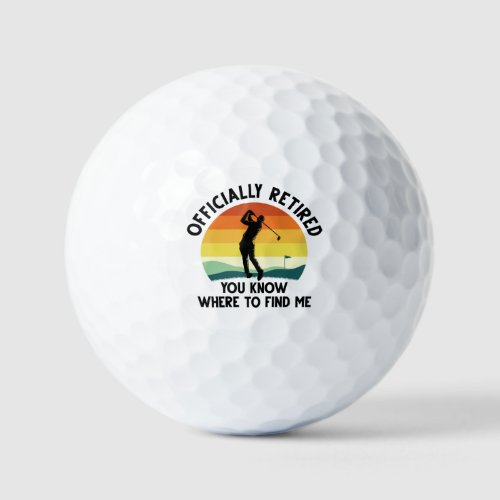 Officially Retired Golf
