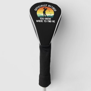 Officially Retired Golf Head Cover