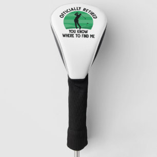 Officially Retired Golf Head Cover