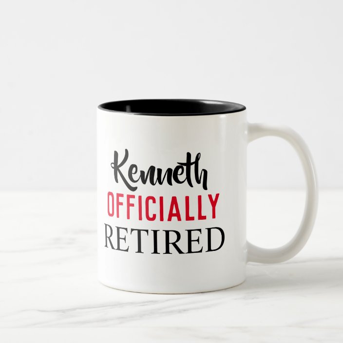 Officially retired mug personalized | Zazzle.com