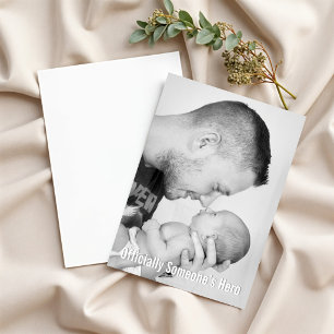 Officially Someone’s Hero Custom Father’s Day Card