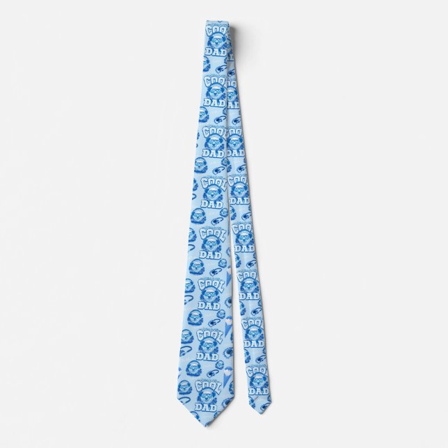 Officially The Cool Dad Neck Tie (Front)