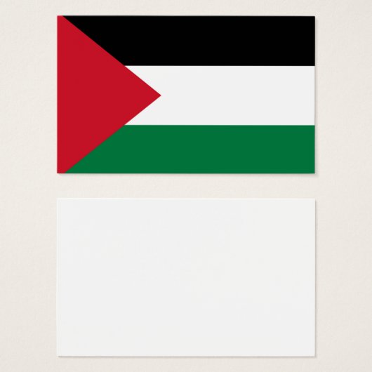 officially the State of Palestine country flag (Front & Back)