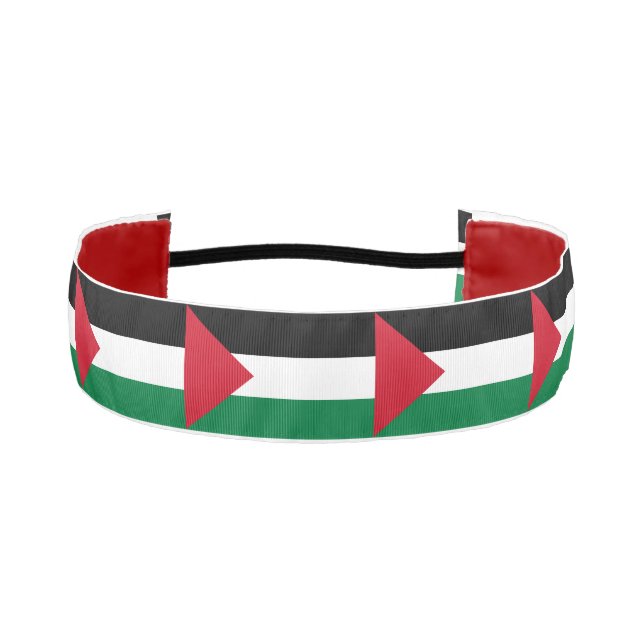 officially the State of Palestine country flag  Athletic Headband (Front)
