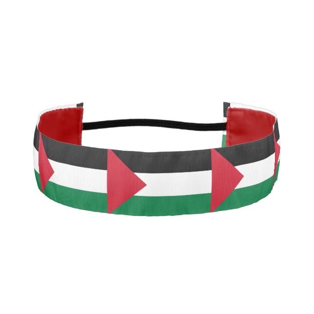 officially the State of Palestine country flag Athletic Headband (Front)