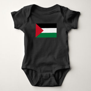 officially the State of Palestine country flag Baby Bodysuit