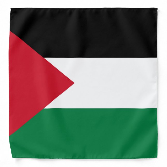 officially the State of Palestine country flag Bandana (Front)