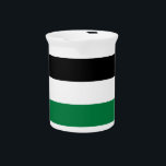 officially the State of Palestine country flag  Beverage Pitcher<br><div class="desc">Flag of Palestine, officially the State of Palestine country flag graghic Style shirt - A simple basic flag graghic design. For Palestinians, Palestine lovers Pro-Palestinian, or, everyone who supports freedom and justice and fights injustice.Great gift idea or vacation souvenir keepsake. town, city & state. You will love and look great...</div>
