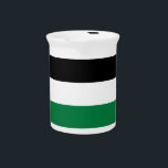 officially the State of Palestine country flag  Beverage Pitcher<br><div class="desc">Flag of Palestine, officially the State of Palestine country flag graghic Style shirt - A simple basic flag graghic design. For Palestinians, Palestine lovers Pro-Palestinian, or, everyone who supports freedom and justice and fights injustice.Great gift idea or vacation souvenir keepsake. town, city & state. You will love and look great...</div>