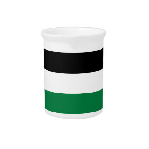 officially the State of Palestine country flag  Beverage Pitcher