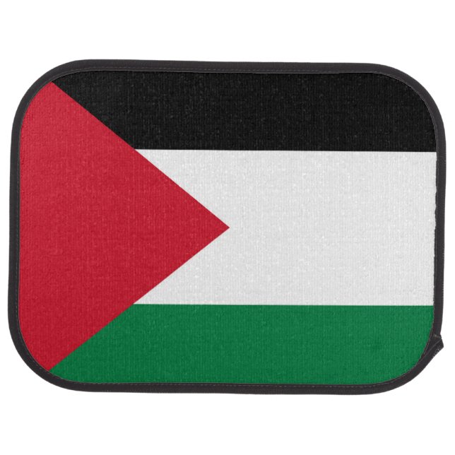 officially the State of Palestine country flag  Car Floor Mat (Rear)