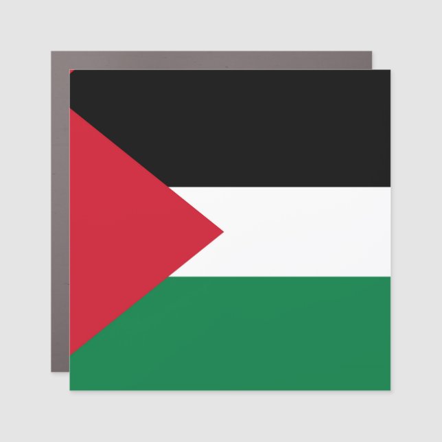 officially the State of Palestine country flag Car Magnet (Front)
