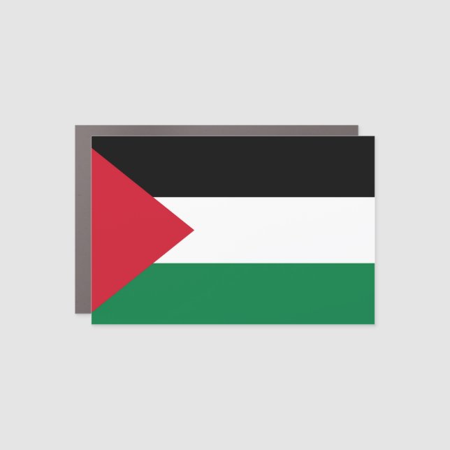 officially the State of Palestine country flag Car Magnet (Front)