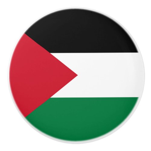 officially the State of Palestine country flag Ceramic Knob