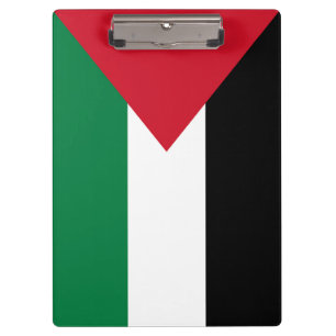 officially the State of Palestine country flag Clipboard