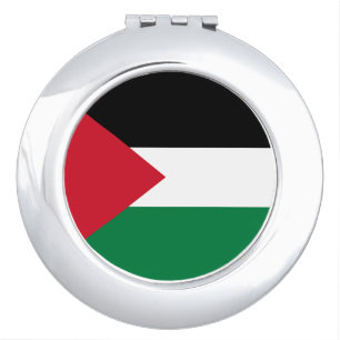 officially the State of Palestine country flag Compact Mirror