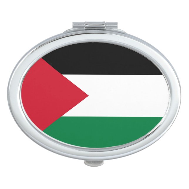 officially the State of Palestine country flag  Compact Mirror (Front)