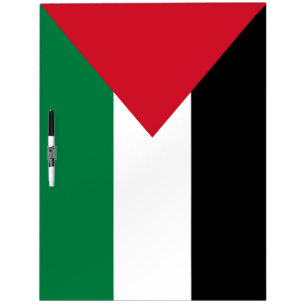 officially the State of Palestine country flag Dry Erase Board