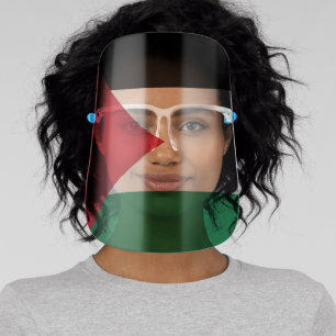 officially the State of Palestine country flag  Face Shield