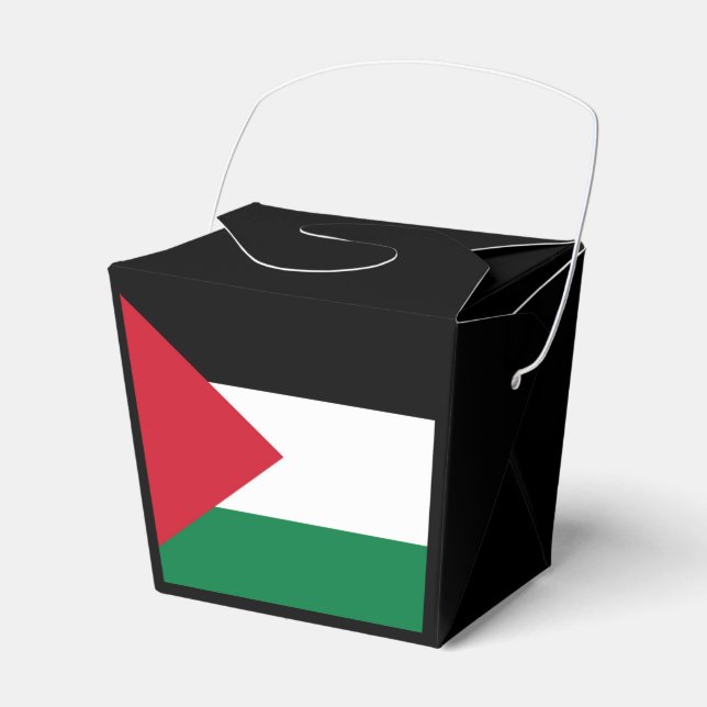 officially the State of Palestine country flag  Favor Boxes (Front Side)