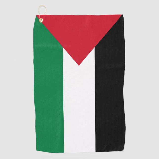 officially the State of Palestine country flag Golf Towel (Front)