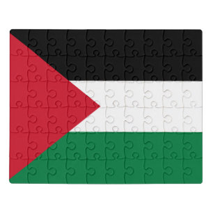 officially the State of Palestine country flag Jigsaw Puzzle