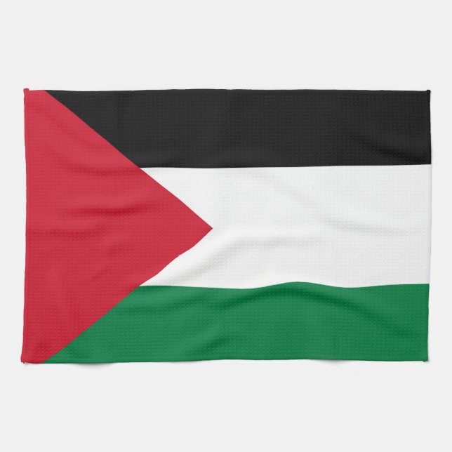 officially the State of Palestine country flag Kitchen Towel (Horizontal)
