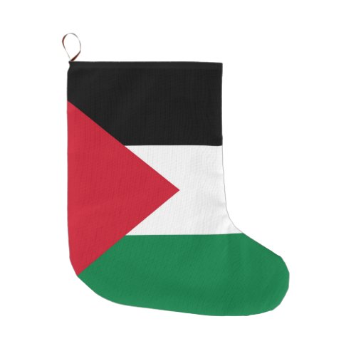 officially the State of Palestine country flag Large Christmas Stocking